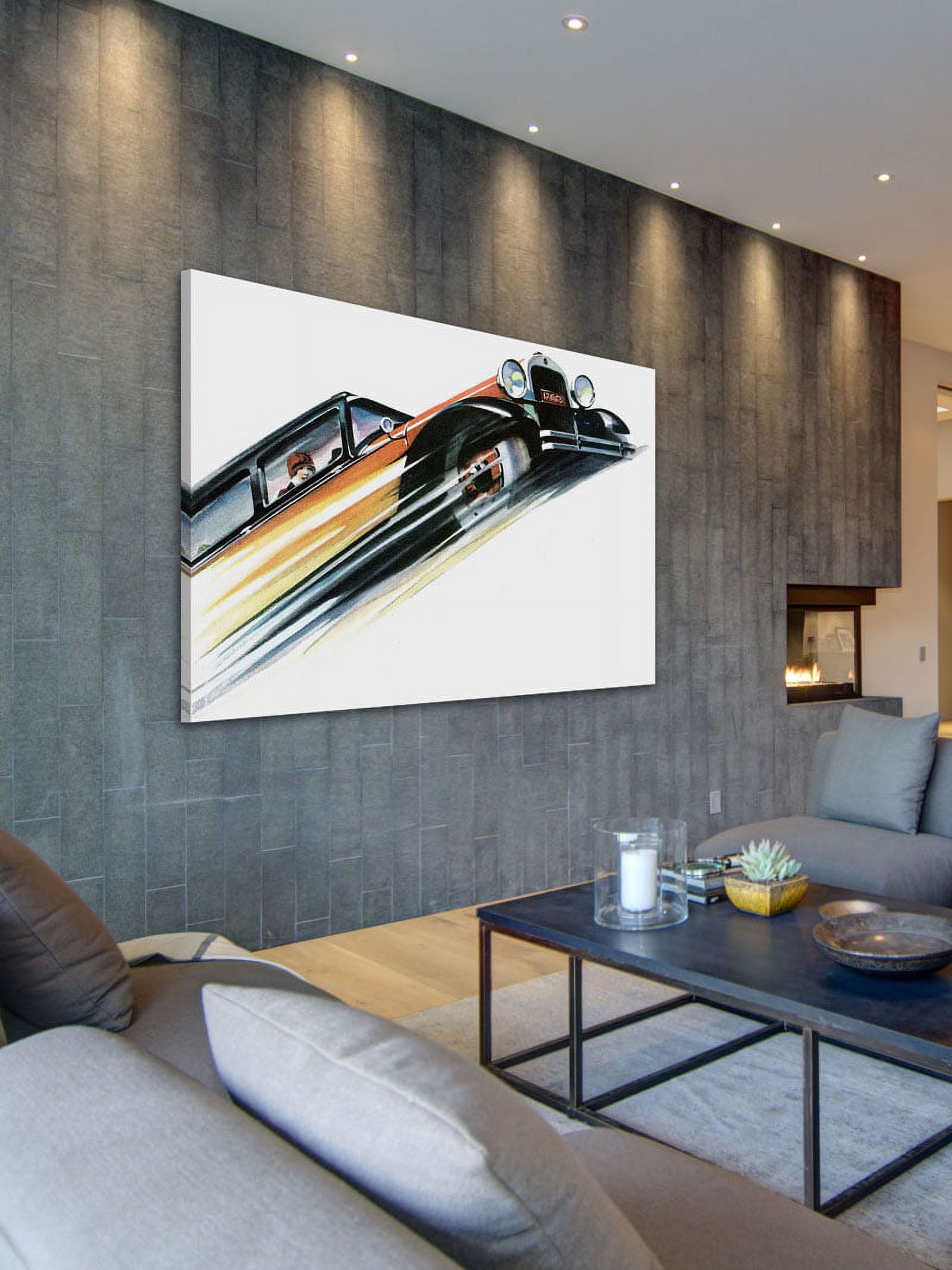 "Vintage 12672" Painting Print on Canvas