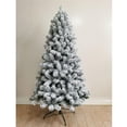 thumbnail image 4 of ALEKO CTS6FT01 Premium Artificial Snow Flocked Fir Holiday Christmas Tree, 6 Foot, 4 of 8