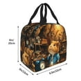 thumbnail image 2 of Pofeuu Scientist Guinea Pig Print Lunch Bag Lunch Box Large Capacity Insulated Lunch Bag for Adult, Leakproof Reusable Lunch Tote Bags for Work, 2 of 5