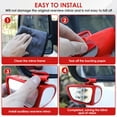 thumbnail image 6 of 2Pcs Car Blind Spot Mirror 360° Rotatable Rearview Mirror Auxiliary Mirror HD Glass Automobile Reversing Auxiliary Mirror Adjustable Angle for Cars Trucks SUVs Motorcycles, 6 of 10