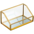 thumbnail image 1 of Glass Business Card Holder Display Stand for Desk with 1 Set Business Cards, 1 of 8
