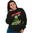 thumbnail image 3 of Betty Boop Zombie Halloween Treat Women Plus Size Crewneck Sweatshirt Brisco Brands 5X, 3 of 5