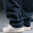 thumbnail image 4 of Dovford Men's Baggy Jeans with Cargo Pockets Loose Fit Hip Hop Denim Work Pants Wide Leg Streetwear, 4 of 7