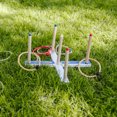 thumbnail image 3 of 12pcs Outdoor Ring Toss Game Set Includes Carnival Rings and Blocks Perfect for Kids and Adults Garden Fun, 3 of 8