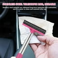 thumbnail image 5 of Side Mirror Squeegee, Retractable Car Mirror Squeegee, Small and Portable Car Accessories for Rainy Foggy Weather, Universal Rear View Mirror Accessories (Black/Pink), 5 of 6