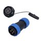 thumbnail image 3 of Conector A Prueba De Agua, Contacto De Cobre Chapado En Oro Enchufe Industrial IP68 Resistencia De Aislamiento De 2000 Miliohmios Conexión Firme Para Equipos ANGGREK Otros, 3 of 8