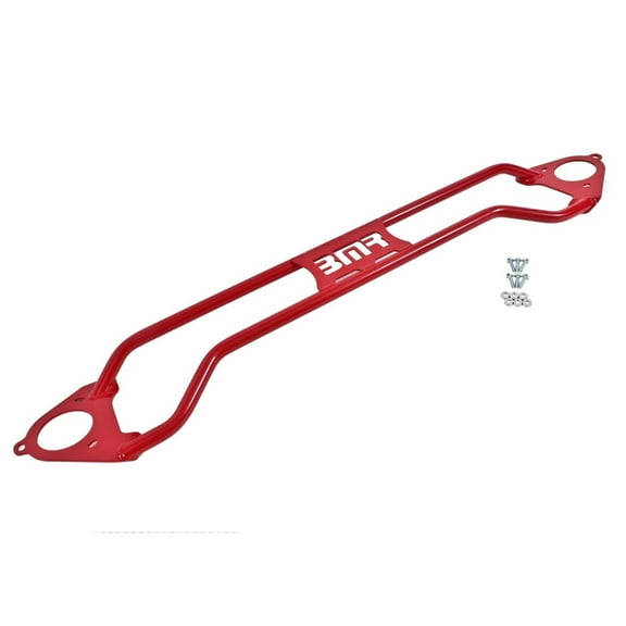 BMR Suspension STB019R Strut Tower Brace 2016-Up Camaro Front Twin Tube Red