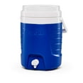 thumbnail image 1 of Igloo Dispensador portátil de bebidas y agua con enfriador deportivo de 2 galones, dispensador de enfriador aislado, azul majestuoso, 1 of 5