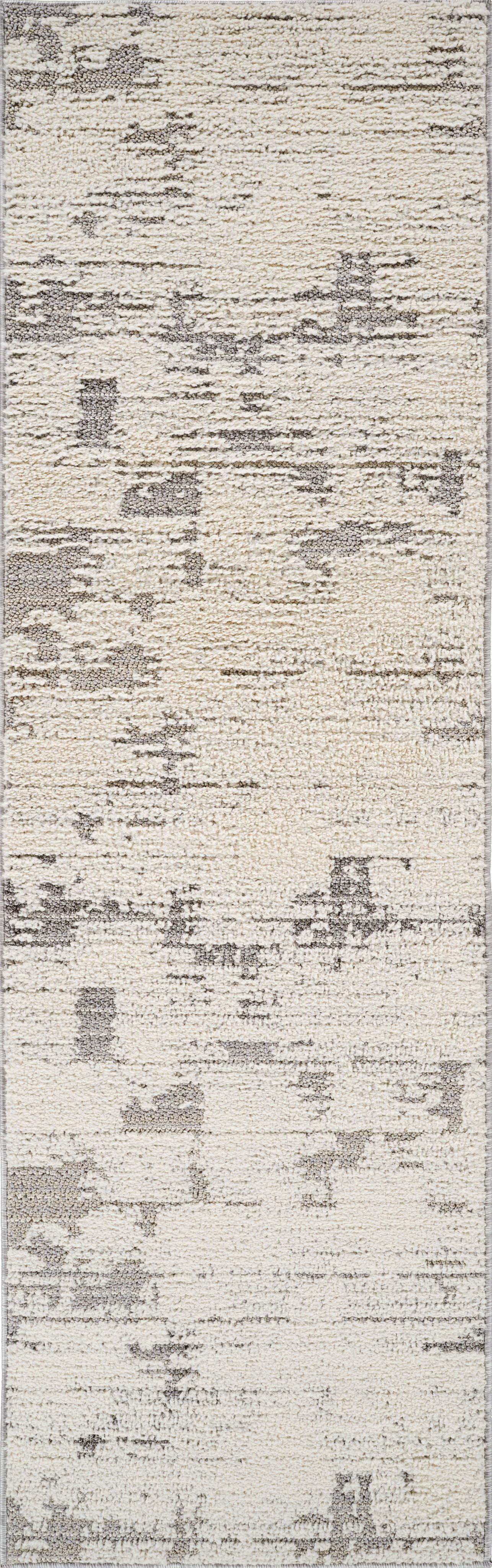 Rug Branch Nimbus Abstract Indoor Area Rug, Cream Grey, Modern - Living Room, Bedroom, Dining Room, and Kitchen