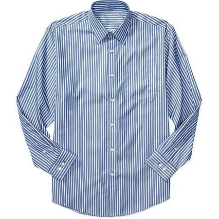 George - Big Men's Stripe Premium Dress Shirt