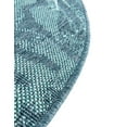 thumbnail image 4 of Unique Loom Outdoor Coastal Collection Area Rug - Flamingo (4' 1" Round Multi/Teal), 4 of 9