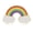 Gold, variant on Rainbow with Clouds Hard Enamel Pin | Clayton Jewelry Labs