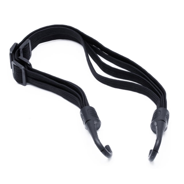 Soidarity Cuerda retráctil para casco, cuerda elástica Universal, correa fija de alta resistencia, casco, equipaje, cordón Flexible con ganchos para Ciclismo Negro/90cm Soidarity OD028273-02