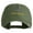 Olive, variant on US Space Force Retired Delta Embroidered Washed Solid Pigment Dyed Cotton Twill Brass Buckle Cap - Black OSFM