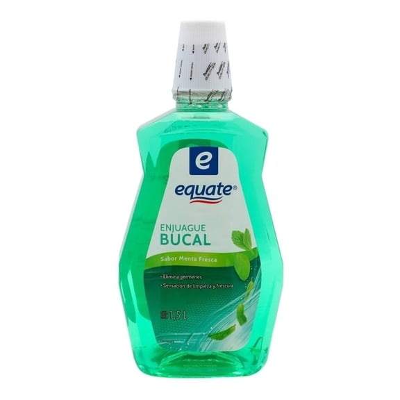 Enjuague bucal Equate menta fresca 1.5 l
