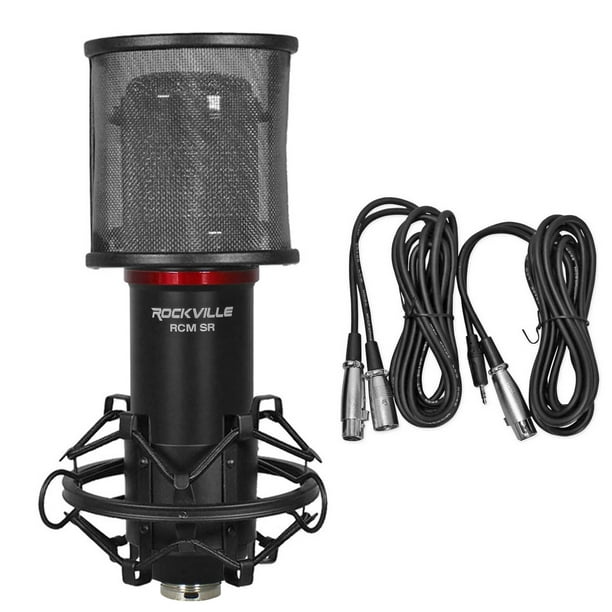 Rockville RCM SR Studio/Recording Condenser Microphone Mic w/ Samsung