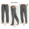 thumbnail image 6 of LANBAOSI 2 Pack Womens Plaid Flannel Pajama Pants With Pockets Size S, 6 of 7