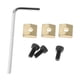 thumbnail image 1 of Tuerca de bloqueo de guitarra eléctrica de 3 piezas con tornillos de repuesto para sistema de bloqueo Dorado Yuyangstore Tuerca de bloqueo, 1 of 7