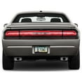 thumbnail image 4 of Dodge Challenger 3D in Dark Gray on Real Carbon Fiber ABS Plastic License Plate Frame, 4 of 8