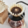 thumbnail image 3 of Qianglong unbleached coffee filters 8 12 cup (Natural Unbleached, 50pieces), 3 of 9