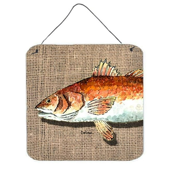 Fish Red Fish Aluminium Metal Wall Or Door Hanging Prints