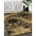 thumbnail image 3 of Ahgly Company Machine Washable Indoor Round Transitional Cinnamon Brown Area Rugs, 3' Round, 3 of 7