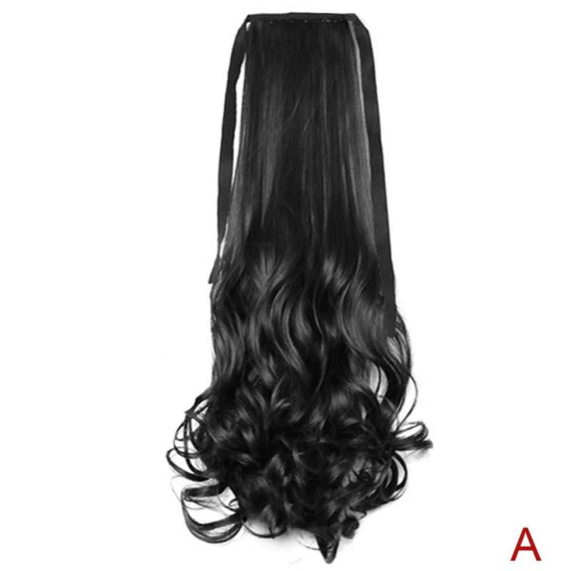Womens Fashion Long Hair Wigs Ponytail Wigs Hair Hairpiece Extension