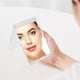 thumbnail image 5 of Espejo de maquillaje LED plegable cuadrado con luz y espejo de mano de dos caras, 5 of 6