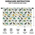 thumbnail image 2 of Blackout Kids Curtains,Multi Colored Dinosaur Assortment Pattern Childrens Insulated Curtains Set Of 2,Bedroom Essentials,Toddler Room Decor 52"x63", 2 of 5