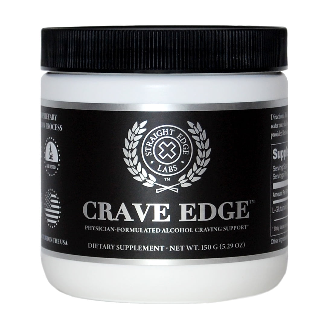 Crave Edge Alcohol Craving Support Physician-Formulated Stop Drinking Alcohol Liver Detox Tasteless