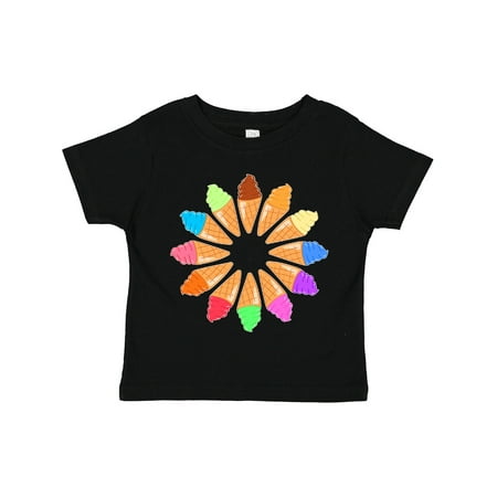 

Inktastic Ice Cream Cone Starburst Gift Toddler Boy or Toddler Girl T-Shirt