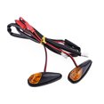 thumbnail image 2 of 2pcs LED Motorcycle Flush Mount Turn  Light Motorbike Indicator Lamp Amber, 2 of 8