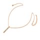 thumbnail image 2 of Jumpingount Mujer suéter collar letras colgante cadenas collares ajustables aleación cuello decoración decoraciones señoras joyería citas Ropa, zapatos y accesorios Miscelánea Jumpingount AP014670-00, 2 of 6