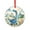 Pattern-2, variant on Cute Monkey Swinging on Vines with Toucan Glass Ornament Appreciation Gift for Xmas Friend Bestie Nurse Teacher Mentor Boss Coworker Monkey Lover Gifts Glass Round Ornaments
