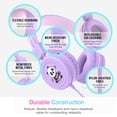 thumbnail image 4 of MEE audio KidJamz Wired Headphones w/ 3.5mm Plug, Safe Listening Kids Headset for School (Lavender), 4 of 10