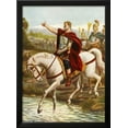 thumbnail image 2 of Julius Caesar Crossing the Rubicon, Animals Scenic Framed Art Print Wall Art by Tancredi Scarpelli, 2 of 5