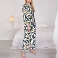 thumbnail image 3 of Sikiie Watercolor Butterflies Women's Long-Sleeve Shirt and Full-Length Bottom Pajama Set (s-xxl)-XX-Large, 3 of 7