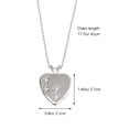 thumbnail image 2 of FONDOTIN Pattern Ladies with Unique Heart Pendant for Special Occasions, 2 of 8