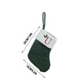 thumbnail image 4 of WKSCLPAI Christmas stockings,festive holiday decorations,Santa stockings,Festive Large Letter Christmas Stockings ,Cute Striped Design, Spacious for Gifts, 4 of 4