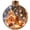 E, variant on Clear Acrylic Christmas Snow Globe Ornament, 2D House Scene Ball Pendant for Holiday Tree Decor.