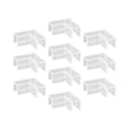 thumbnail image 2 of 10 Uds. Almohadillas protectoras de esquina, cubierta de ángulo de vidrio transparente para acuarios, tanques de mascotas, peceras 10mm, 2 of 8