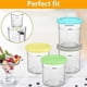 thumbnail image 4 of Ice Cream Pints Cup for for NC299AMZ NC300 Series Reusable Can Store Ice Cream Gelato Containers wi, 4 of 5