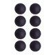 thumbnail image 5 of 8x Pelotas de reacción de rebote, mini, compactas, pelotas de ejercicio, pelotas de goma para juegos, Negro, 5 of 9