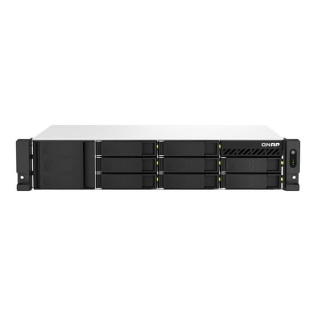 QNAP TS-864eU - NAS server - 8 bays - rack-mountable - SATA 6Gb/s - RAID 0, 1, 5, 6, 10, JBOD, 50, 60 - RAM 8 GB - Gigabit Ethernet / 2.5 Gigabit Ethernet - iSCSI support - 2U