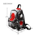 thumbnail image 3 of FORMRS Kids School Backpack with Front Zippered Pocket 12" Student Travel Daypack, Black Streets, 3 of 6
