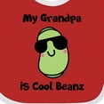 thumbnail image 4 of Inktastic Cool Beans Grandpa Boys or Girls Baby Bib, 4 of 4