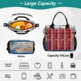 thumbnail image 2 of FORMRS Insulated Lunch Bag for Work School Unisex Large Capacity Cooler with Shoulder Strap, Blue Goldfish, 2 of 6