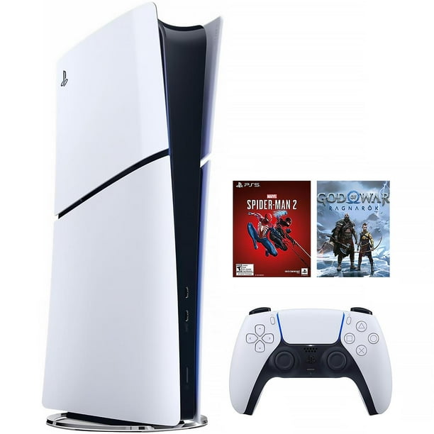 Consola PS5 SLIM PlayStation 5 Digital 1TB Bundle Spider-Man 2 Ragnarok Internacional