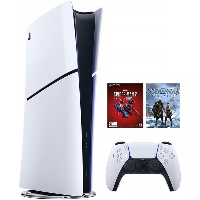 Consola PS5 SLIM PlayStation 5 Digital 1TB Bundle Spider-Man 2 Ragnarok Internacional