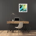 thumbnail image 3 of Atelier B Art Studio 12x12 White Modern Wood Framed Museum Art Print Titled - Wavy Magical Liquid, 3 of 4